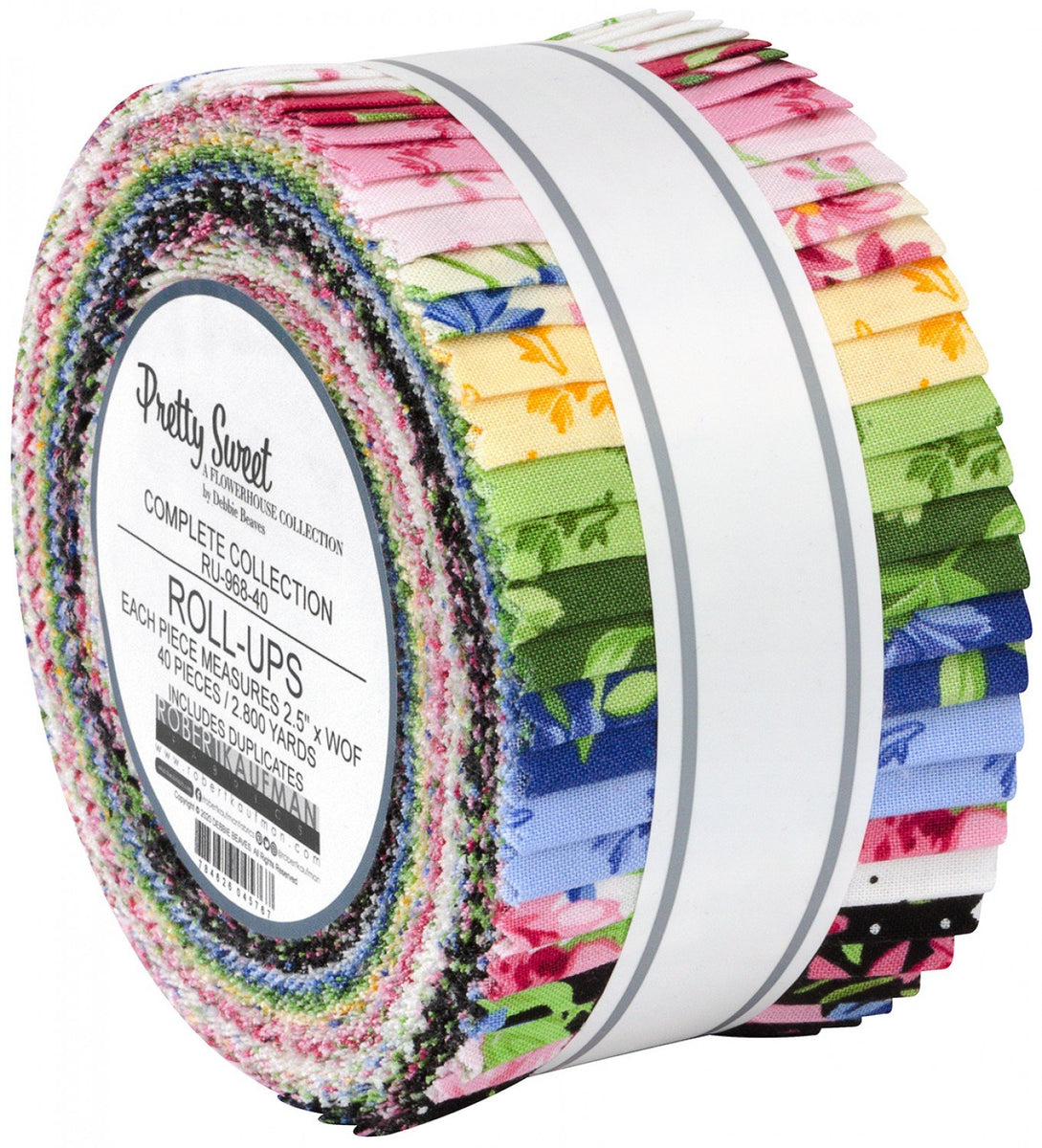 16 2.5 Quilting Fabric Jelly Roll Strips Beautiful Blazing