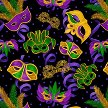 Load image into Gallery viewer, Mardi Gras by Henry Glass Tossed Masks 1080-95, Little Turtle Cottage