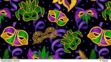 Load image into Gallery viewer, Mardi Gras by Henry Glass Tossed Masks 1080-95, Little Turtle Cottage