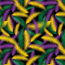 Load image into Gallery viewer, Mardi Gras by Henry Glass Tossed Feathers 1081-94, Little Turtle Cottage