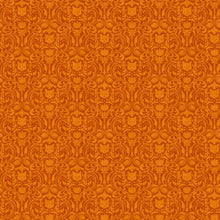 Load image into Gallery viewer, Northcott Hallow's Eve Damask Orange 27091-54, Little Turtle Cottage