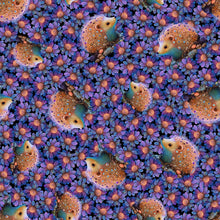 Load image into Gallery viewer, NIGHT GARDEN DIGITAL from Blank Quilting, Hedgehogs 3551-55, Little Turtle Cottage