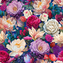 Load image into Gallery viewer, NIGHT GARDEN DIGITAL from Blank Quilting, Flowers 3553-50, Little Turtle Cottage