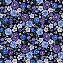 Load image into Gallery viewer, Jardin de Lune Glow from Blank Quilting, Small Floral 3826G-99, Little Turtle Cottage