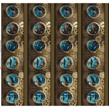 Load image into Gallery viewer, COMING SOON! Pre-Order Now. Steampunk Menagerie by Jason Yenter, Border Stripe Panel 3ST-1, by the panel