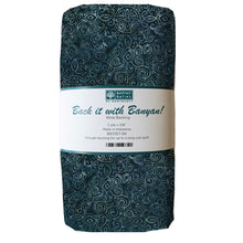 Load image into Gallery viewer, Back It With Banyan Wide Back Bundles, Charcoal 3yds x 108" Batik, Little Turtle Cottage