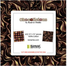Load image into Gallery viewer, Chocolicious by Kanvas Studio for Benartex 10" Square Layer Cake COH10PK