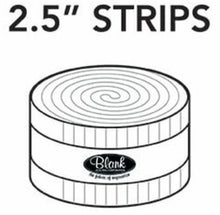 Load image into Gallery viewer, Blank Quilting Blue Jubilee, 2-1/2" x 42" 42pcs Jelly Roll Strips FSTRIPS-BLUEJUBILEE