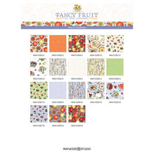 Load image into Gallery viewer, Maywood Studio Fancy Fruit 5" Square Charms MASFANF, 42pcs