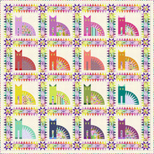 Load image into Gallery viewer, Tabby Road Deja Vu "Minky" by Tula Pink, Disco Lucy Prism MKTP003, by the yard