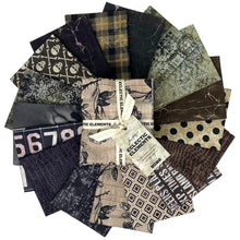 Load image into Gallery viewer, Tim Holtz Eclectic Elements Gothic Fat Quarter Bundle FB4FQTH.GOTHIC, Little Turtle Cottage