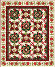 Load image into Gallery viewer, Holly Berry Park by Studio E Stitchery Medallion 7269-99, by the yard