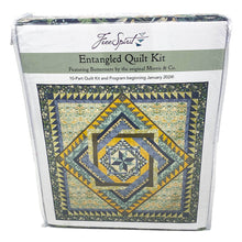 Load image into Gallery viewer, Entangled round-About Quilt Kit featuring Buttermere by The Original Morris & Co, Little Turtle Cottage