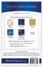 Load image into Gallery viewer, Lattice Table Runner Pattern SF63830, Little Turtle Cottage