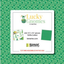Load image into Gallery viewer, Lucky Gnomes by Kanvas Studio for Benartex 10" Square Layer Cake LKY10PK