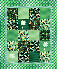 Load image into Gallery viewer, Lucky Gnomes by Kanvas Studio for Benartex 10" Square Layer Cake LKY10PK