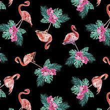 Load image into Gallery viewer, Flock Star from Blank Quilting, Mini Flamingo 3806-99, by the yard