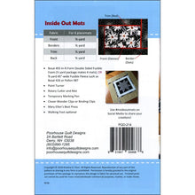 Load image into Gallery viewer, Inside Out Mats Placemats Pattern PQD-214,  Little Turtle Cottage