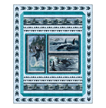 Load image into Gallery viewer, Ocean Expression Pattern from Northcott PTN3678, Little Turtle Cottage