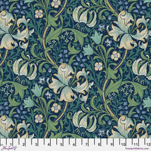 Load image into Gallery viewer, Buttermere by The Original Morris & Co., Golden Lily - Navy PWWM028.NAVY, by the yard
