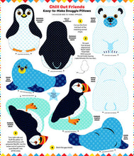 Load image into Gallery viewer, Blank Quilting Chill Out Friends Snuggle Pillow Panel 36" - Little Turtle Cottage
