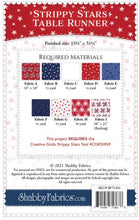 Load image into Gallery viewer, Strippy Stars Table Runner Pattern SF71363, Little Turtle Cottage