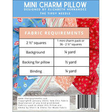 Load image into Gallery viewer, Shots - Mini Charm Pillow Pattern TTN-118, Little Turtle Cottage