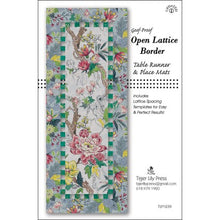 Load image into Gallery viewer, Open Lattice Table Runner & Placemat Pattern TLP1239 - Little Turtle Cottage