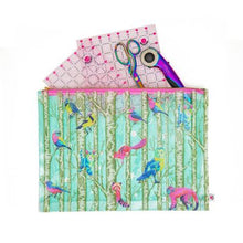 Load image into Gallery viewer, Tula Pink Full Moon Forest II Zip Project Bag, Little Turtle Cottage