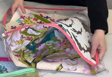 Load image into Gallery viewer, Tula Pink Zip Project Bag, Night Owl X-Large Limited Edition TPXLBAG