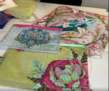 Load image into Gallery viewer, Tula Pink Zip Project Bag, Night Owl X-Large Limited Edition TPXLBAG