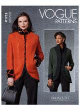 Load image into Gallery viewer, Vogue Pattern V1713 Misses Jacket, Little Turtle Cottage
