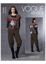 Load image into Gallery viewer, Vogue Pattern V1715 Misses Vest & Pants, Little Turtle Cottage