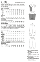 Load image into Gallery viewer, Vogue Pattern V1715 Misses Vest & Pants, Little Turtle Cottage