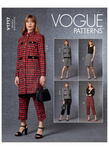 Load image into Gallery viewer, Vogue Pattern V1717 Misses Jacket, Skirt & Pants, Little Turtle Cottage
