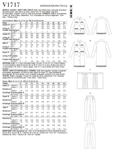 Load image into Gallery viewer, Vogue Pattern V1717 Misses Jacket, Skirt & Pants, Little Turtle Cottage