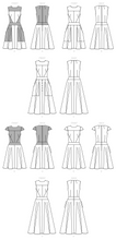 Load image into Gallery viewer, Vogue Pattern V1743 Misses Dress, Little Turtle Cottage