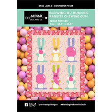 Load image into Gallery viewer, Blowing Up Bunnies - Rabbits Chewing Gum Pattern AEBU0423, Little Turtle Cottage