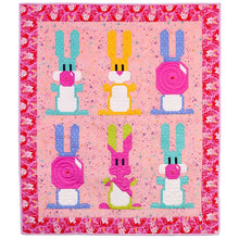 Load image into Gallery viewer, Blowing Up Bunnies - Rabbits Chewing Gum Pattern AEBU0423, Little Turtle Cottage