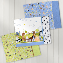 Load image into Gallery viewer, Barnyard Blues by SusyBee® for Clothworks, Little Turtle Cottage