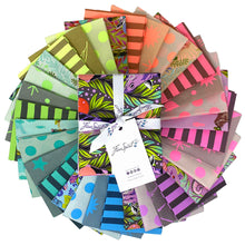 Load image into Gallery viewer, Tula Pink Everglow and Neon True Colors, Fat Quarter Bundle, Little Turtle Cottage
