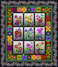 Load image into Gallery viewer, Teapot Sampler Quilt Pattern, Little Turtle Cottage