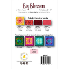 Load image into Gallery viewer, Big Blossom Quilt Pattern NH2314, Little Turtle Cottage