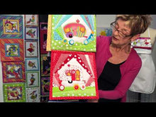 Load and play video in Gallery viewer, Happy Camper Block Panel Black by Loralie Designs® 692-270, by the panel