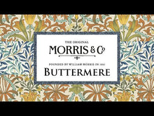 Load and play video in Gallery viewer, Buttermere by The Original Morris & Co., Golden Lily - Navy PWWM028.NAVY, by the yard