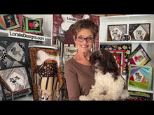 Load and play video in Gallery viewer, Doggies In The Window, Doggy Dots Black by Loralie Designs® 692-649, by the yard