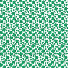 Load image into Gallery viewer, Lucky Gnomes by Kanvas Studio for Benartex Mini Clovers White 12662-09 - Little Turtle Cottage