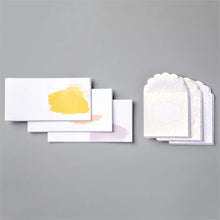 Load image into Gallery viewer, Stampin' Up! Best Dressed Note Cards & Envelopes 3" x 3" 151322 - Little Turtle Cottage