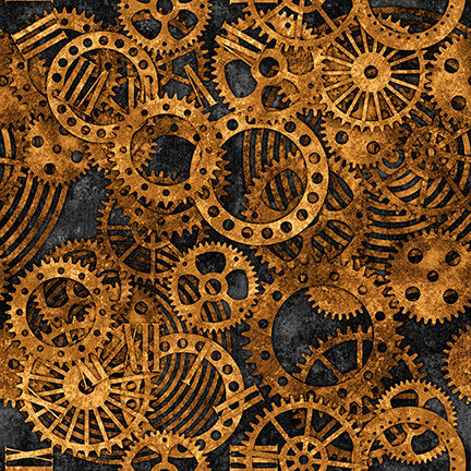 Alternative Age by Blank Quilting, Gears 2318-99, by the yard