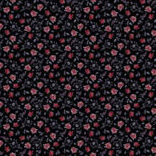 Load image into Gallery viewer, Bones Collection by Studio E Tossed Flower Black 7119-99, by the yard